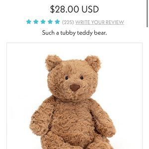 Jellycat Medium Bartholomew Bear